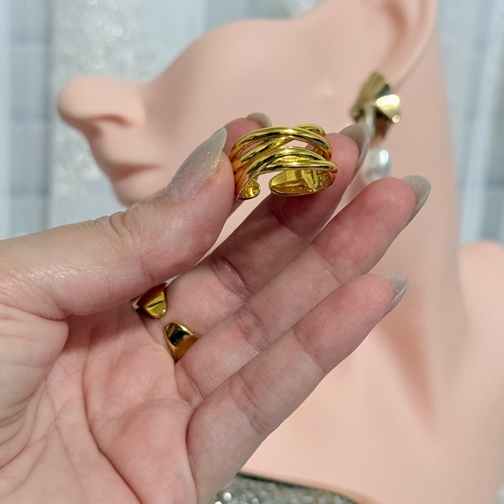 ⚜️ Elegant S925 Gold Ring - Picture 5 of 5